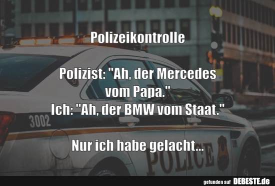 Polizeikontrolle - Lustige Bilder | DEBESTE.de