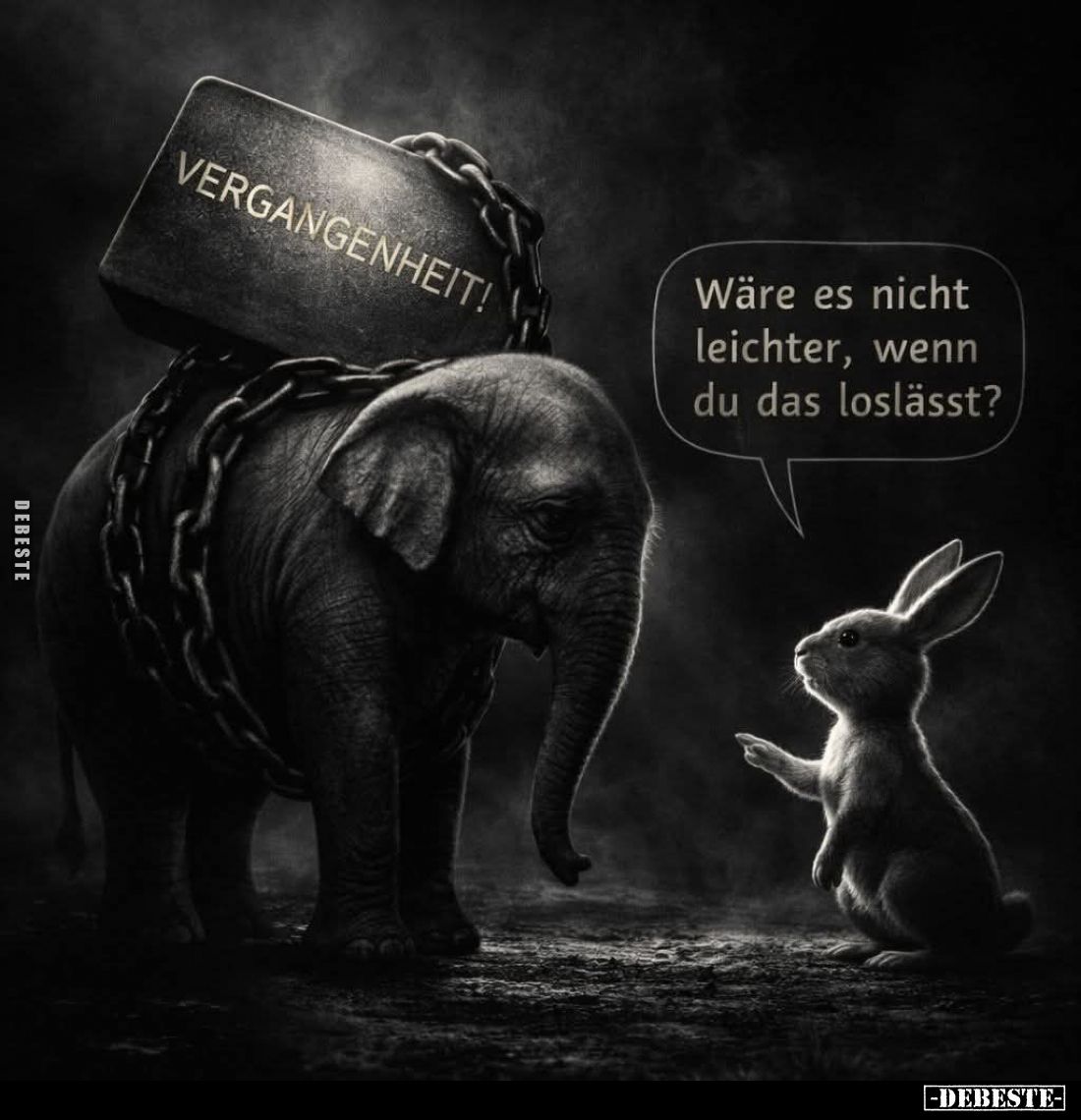 Wäre es nicht leichter, wenn du das loslässt?.. - Lustige Bilder | DEBESTE.de