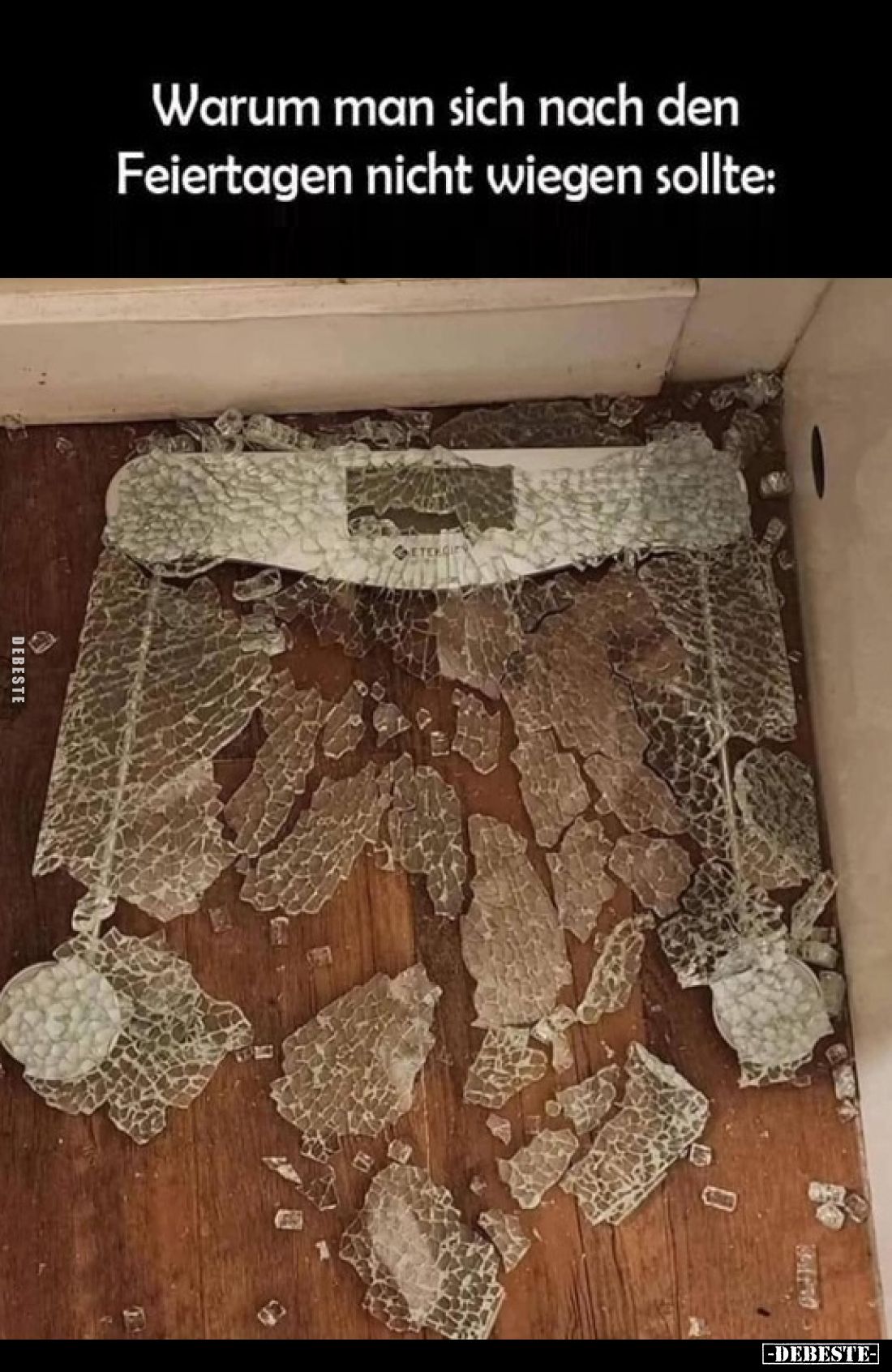 Warum man sich nach den Feiertagen nicht wiegen sollte: