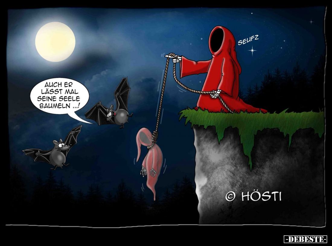 Auch er lässt mal seine Seele baumeln...!