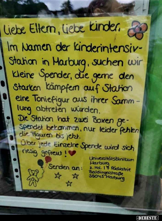 Liebe Eltern, liebe Kinder... Im Namen der..