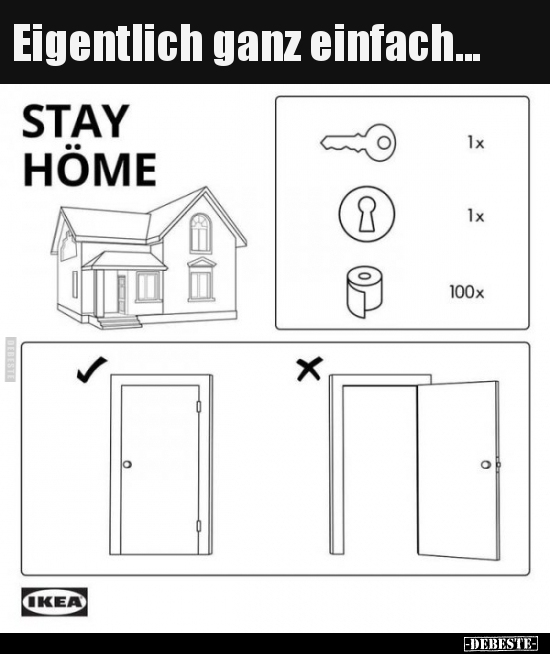 Eigentlich ganz einfach...