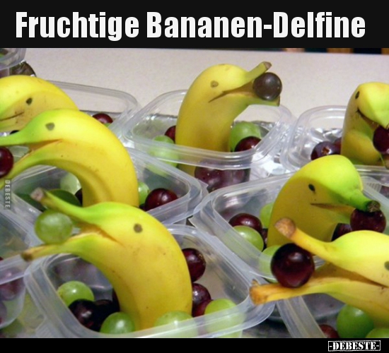 Fruchtige Bananen-Delfine.. - Lustige Bilder | DEBESTE.de