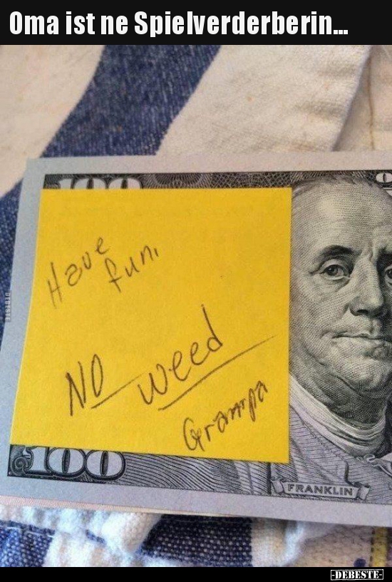 Oma ist ne Spielverderberin...