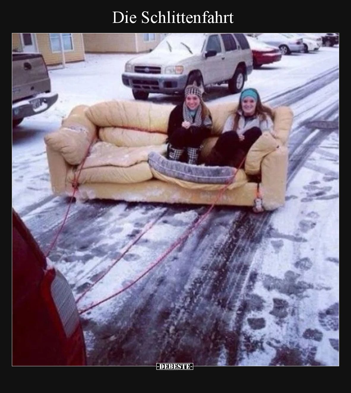 Die Schlittenfahrt