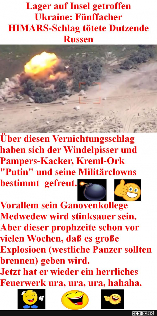 Putin und sein Gesindel erhalten erneut  einen kräftigen Tritt in die Eier. - Lustige Bilder | DEBESTE.de