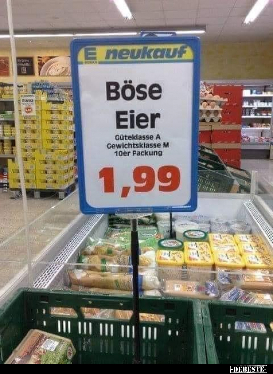 Böse Eier - Güteklasse A, Gewichtsklasse M, 10er Packung..