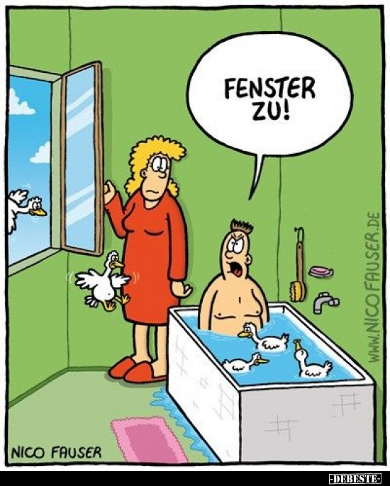 Fenster zu!.. - Lustige Bilder | DEBESTE.de