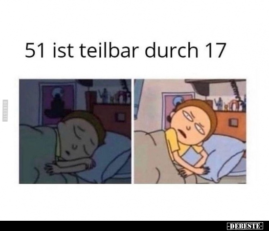 51 ist teilbar durch 17..