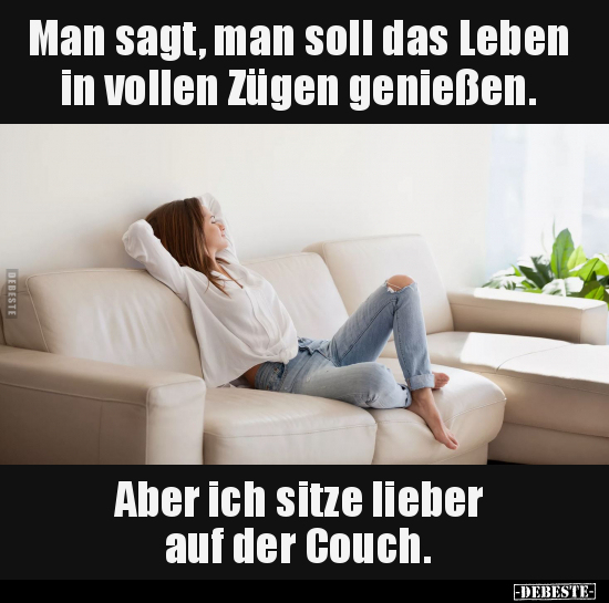 Leben, Couch, Auf Der Couch