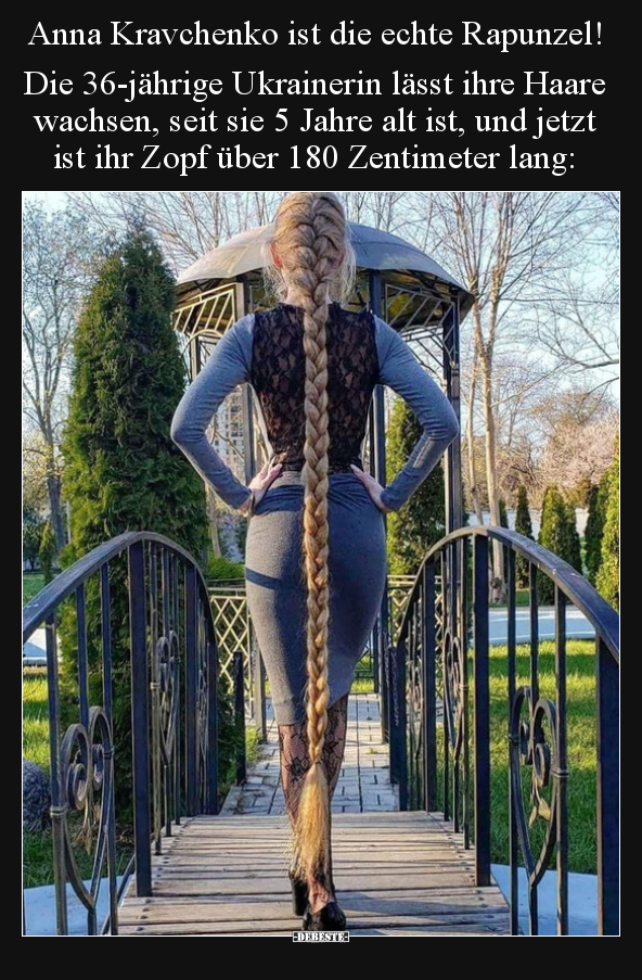 Anna Kravchenko ist die echte Rapunzel!.. - Lustige Bilder | DEBESTE.de