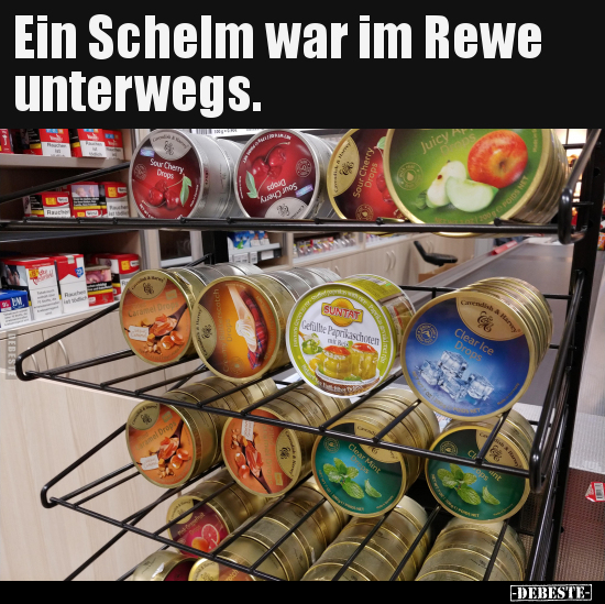 Ein Schelm war im Rewe unterwegs... - Lustige Bilder | DEBESTE.de