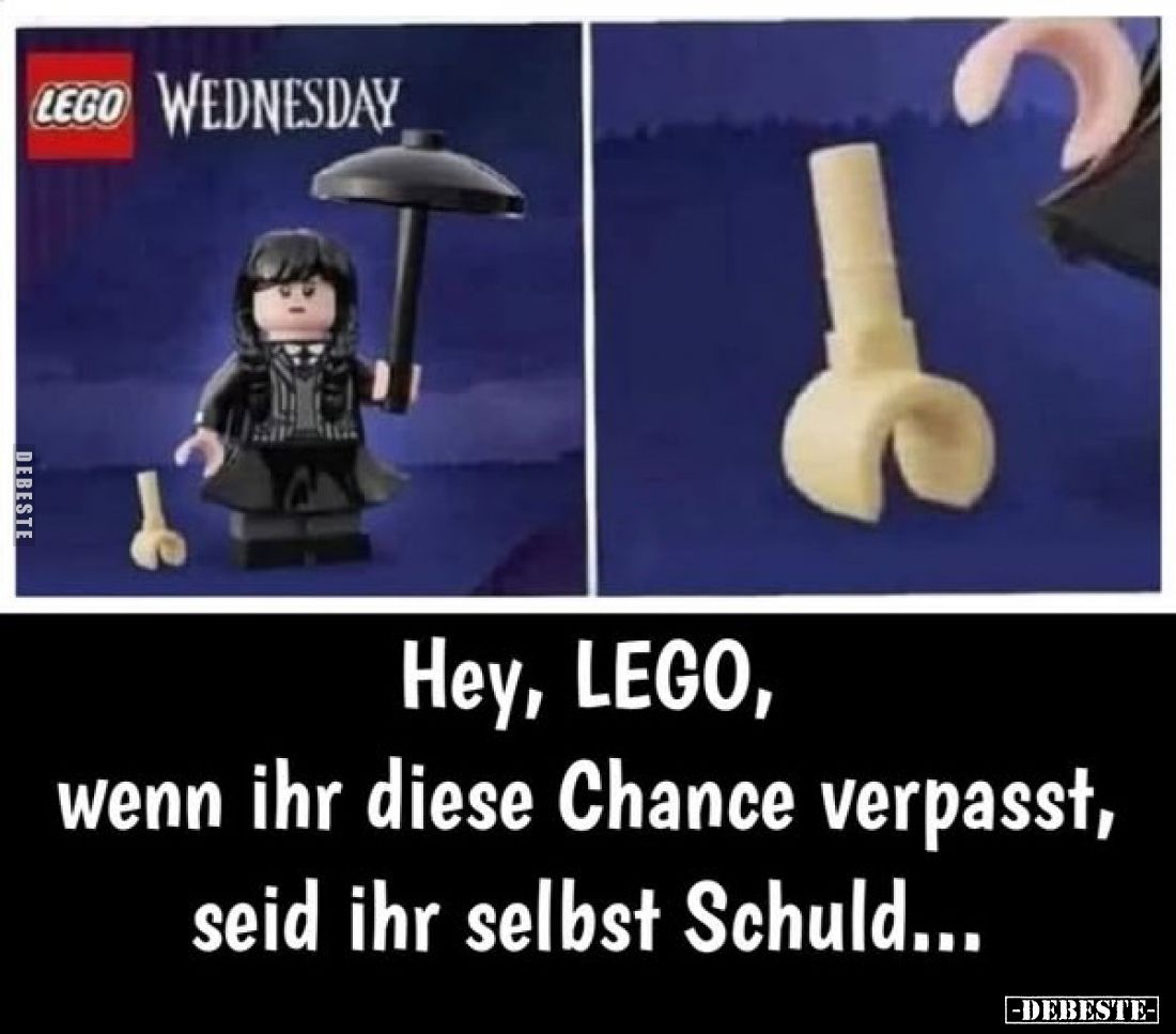 Hey, LEGO, wenn ihr diese Chance verpasst, seid ihr selbst Schuld...