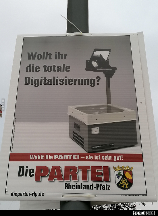 Wollt ihr die totale Digitalisierung?.. - Lustige Bilder | DEBESTE.de