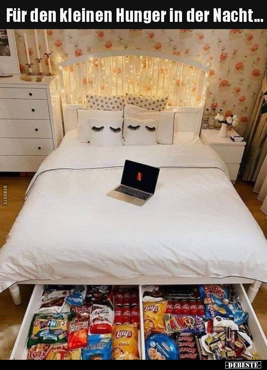 Für den kleinen Hunger in der Nacht...