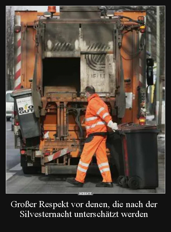 Großer Respekt vor denen, die nach der Silvesternacht.. - Lustige Bilder | DEBESTE.de