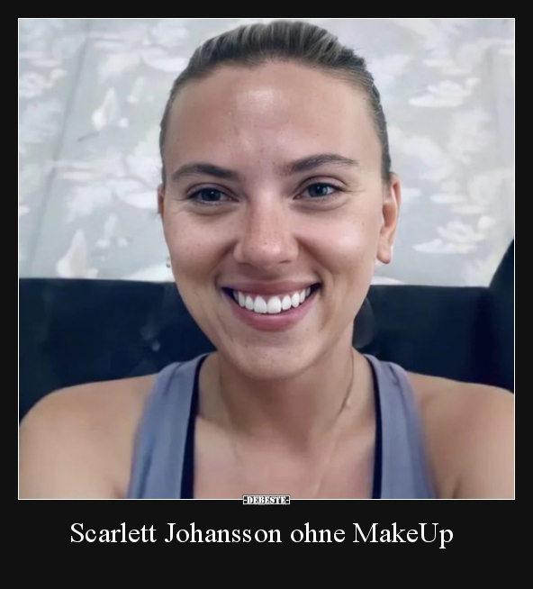 Scarlett Johansson ohne MakeUp.. - Lustige Bilder | DEBESTE.de