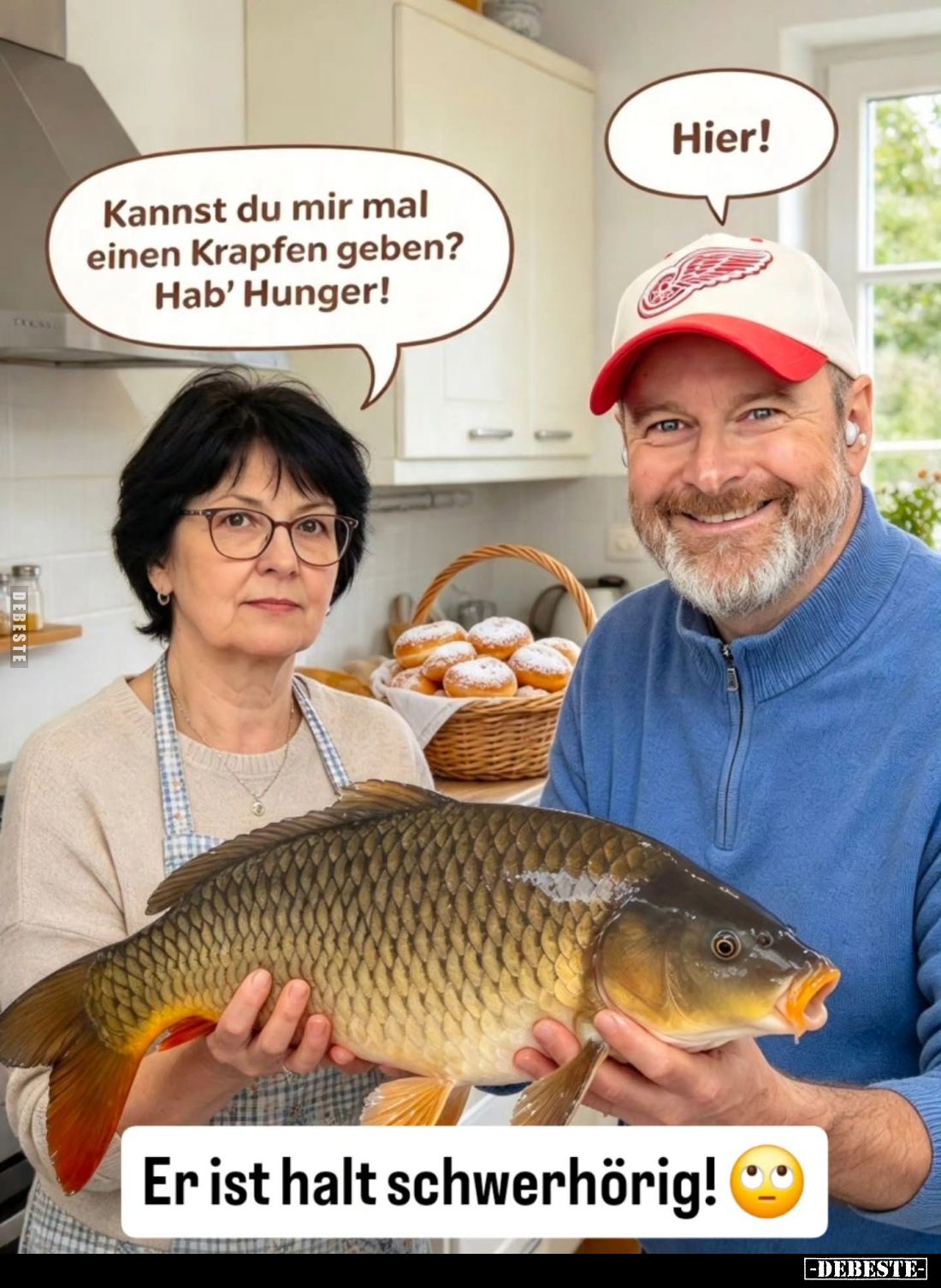 Kannst du mir mal einen Krapfen geben? Hab' Hunger.. - Lustige Bilder | DEBESTE.de