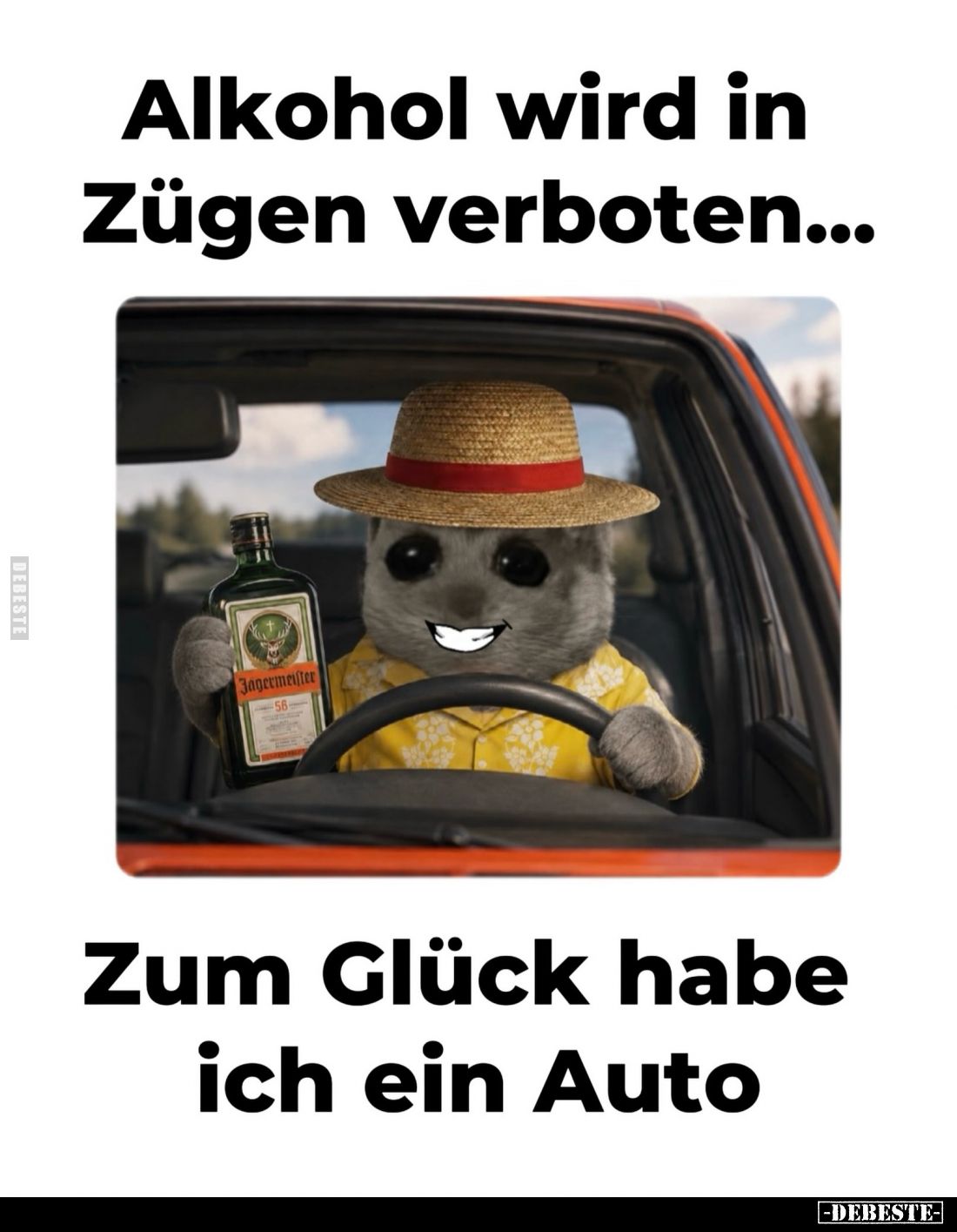 Alkohol wird in Zügen verboten... - Lustige Bilder | DEBESTE.de