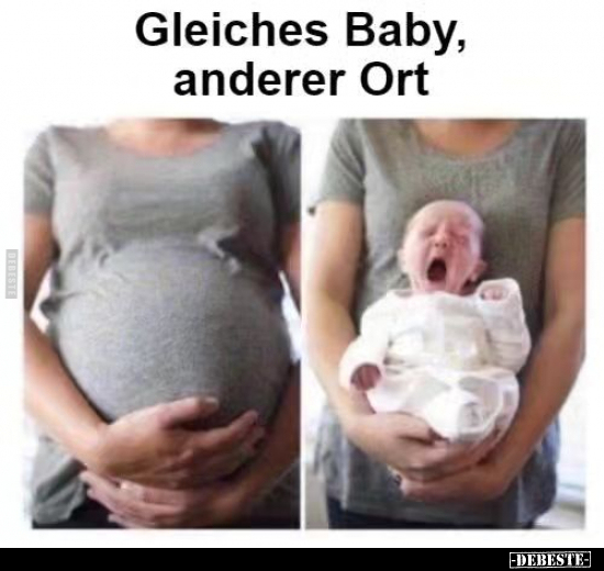 Gleiches Baby, anderer Ort.. - Lustige Bilder | DEBESTE.de