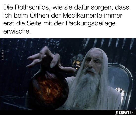 Die Rothschilds, wie sie dafür sorgen, dass ich beim Öffnen.. - Lustige Bilder | DEBESTE.de