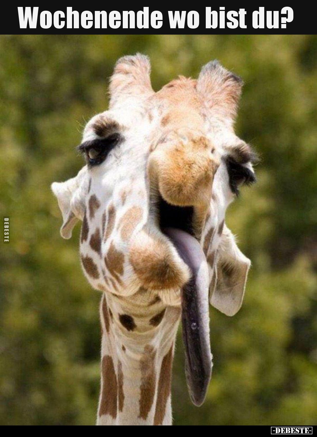 Wochenende wo bist du?