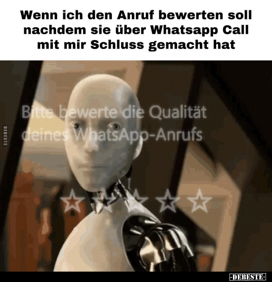 Wenn ich den Anruf bewerten soll.. - Lustige Bilder | DEBESTE.de