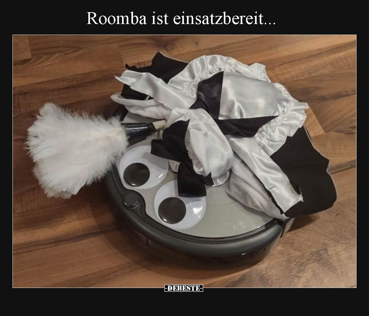 Roomba ist einsatzbereit...