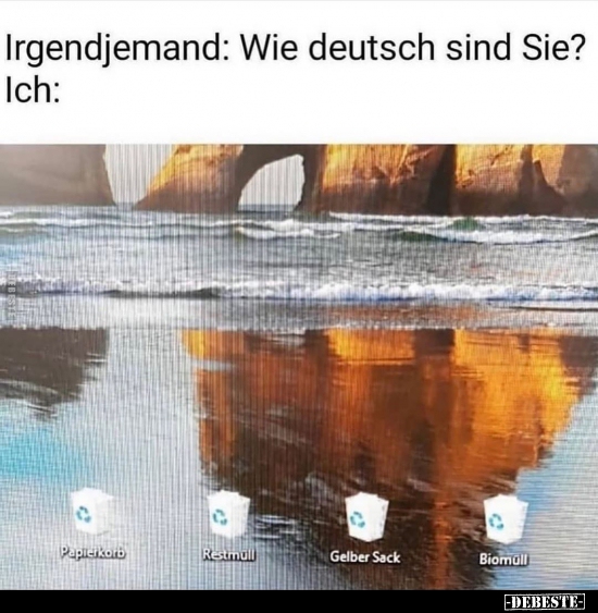 Irgendjemand: Wie deutsch sind Sie?..