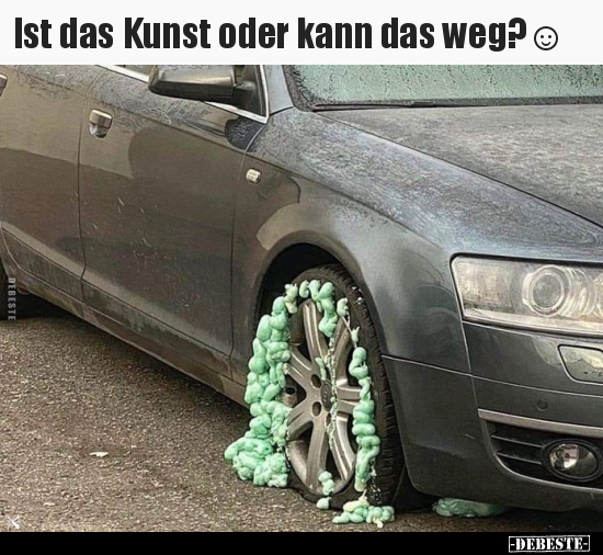 Ist das Kunst oder kann das weg?☺