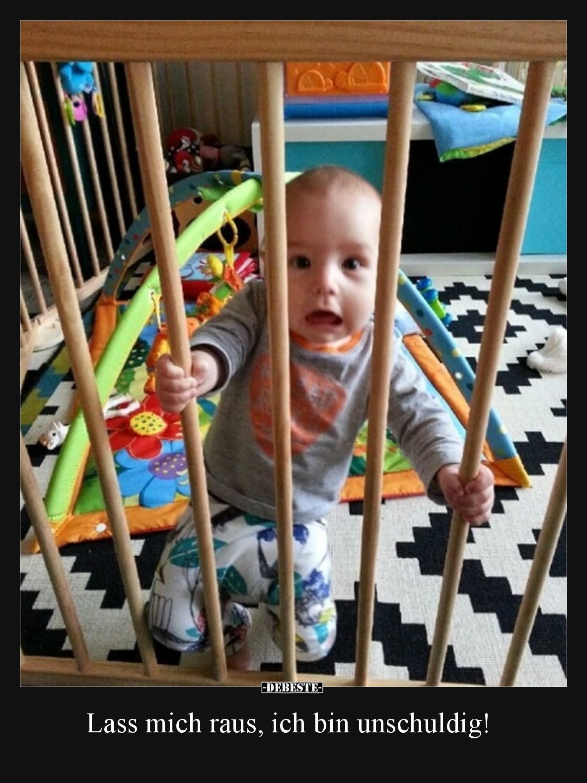 Lass mich raus, ich bin unschuldig!