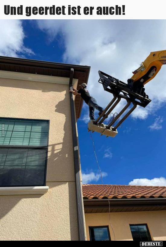 Und geerdet ist er auch!..