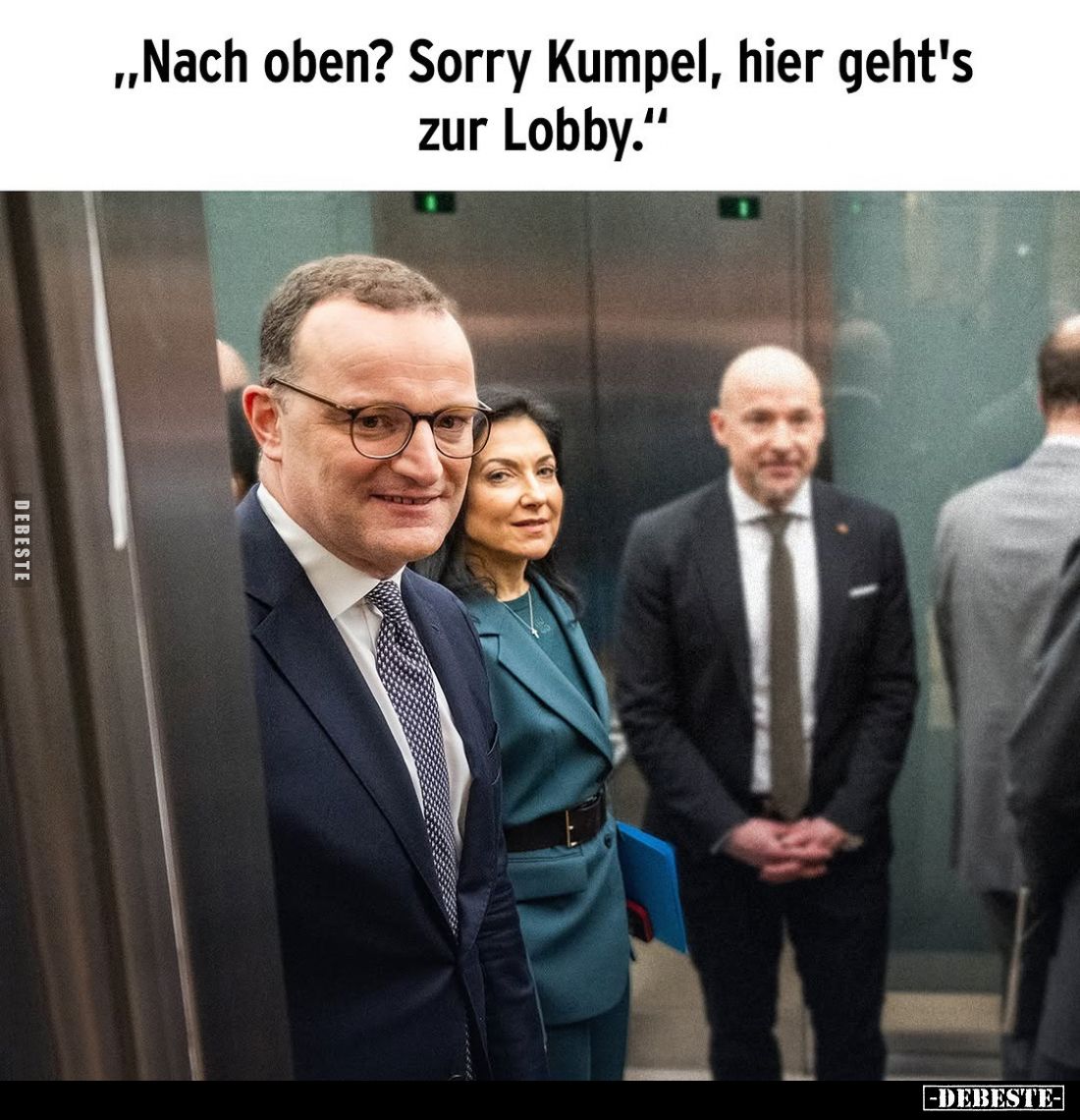 "Nach oben? Sorry Kumpel, hier geht's zur Lobby."