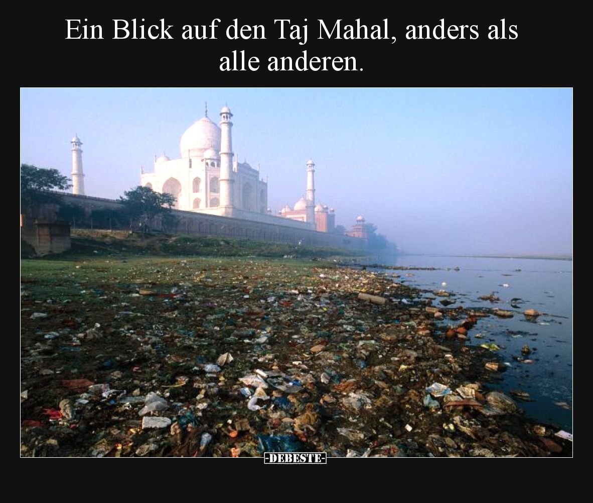Ein Blick auf den Taj Mahal, anders als alle anderen... - Lustige Bilder | DEBESTE.de