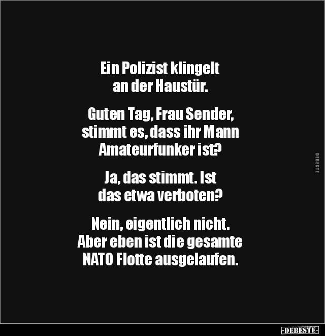 Guten Tag, Frau, Stimmt, Mann, Nein