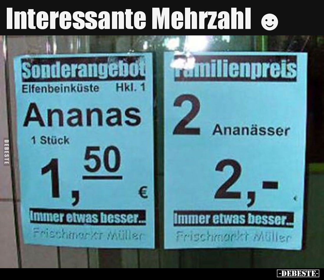 Interessante Mehrzahl.
