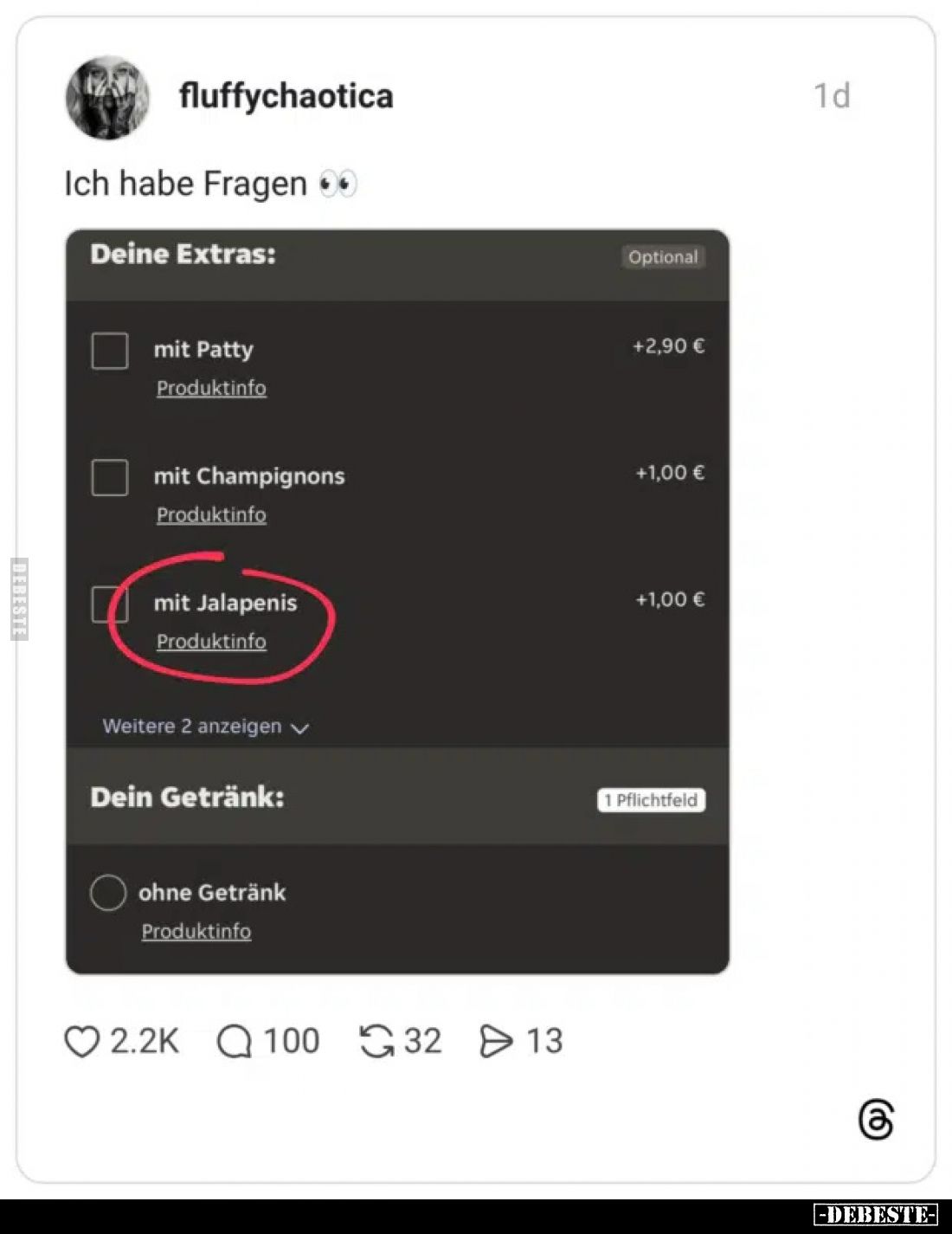 Ich habe Fragen..