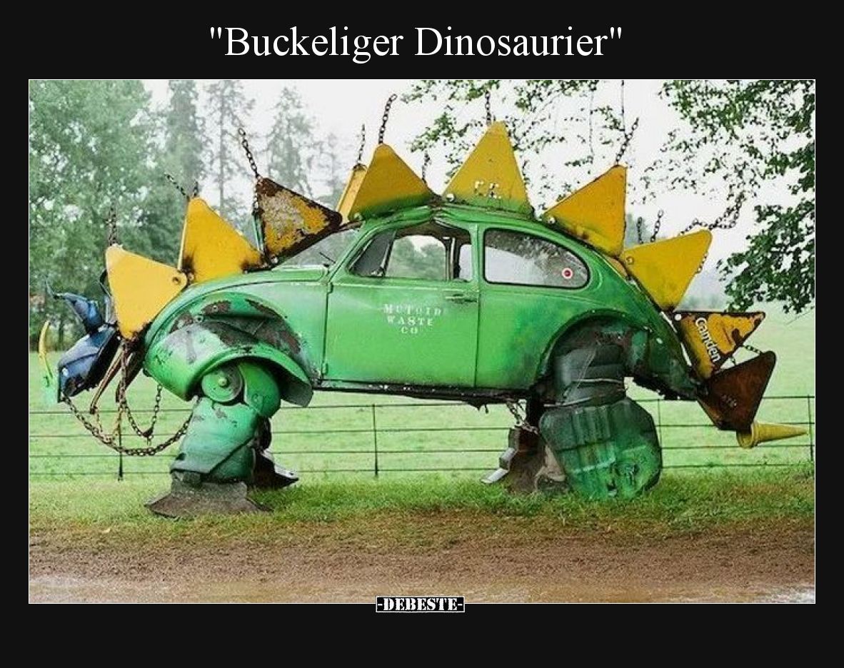 Buckeliger Dinosaurier