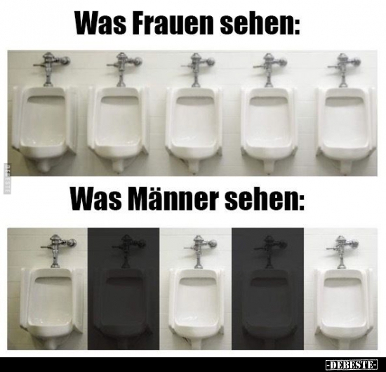Was Frauen sehen... / Was Männer sehen..