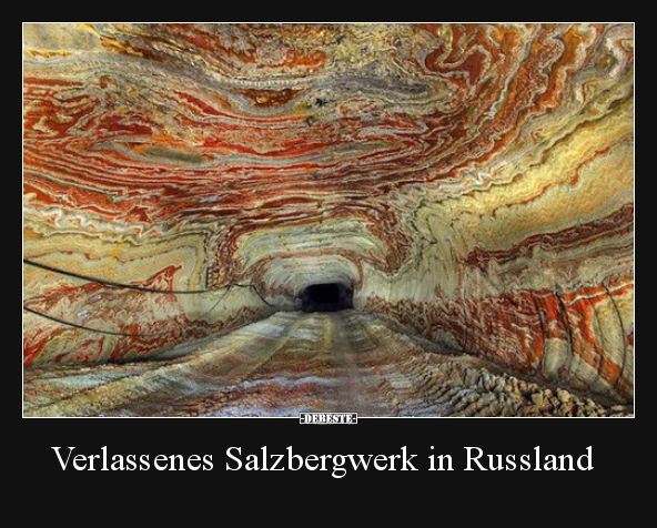 Verlassenes Salzbergwerk in Russland..
