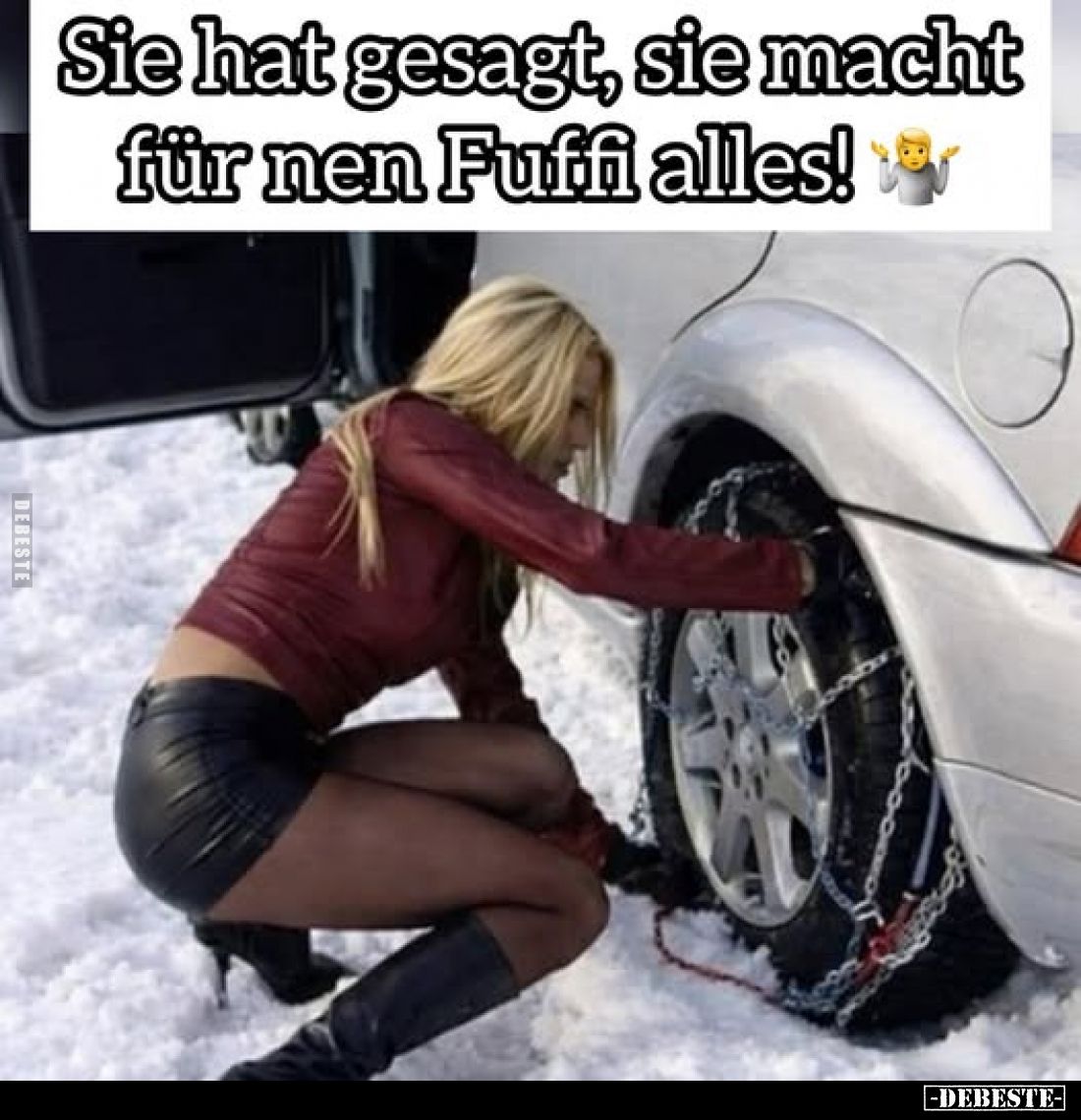 Sie hat gesagt, sie macht für nen Fuffi alles!