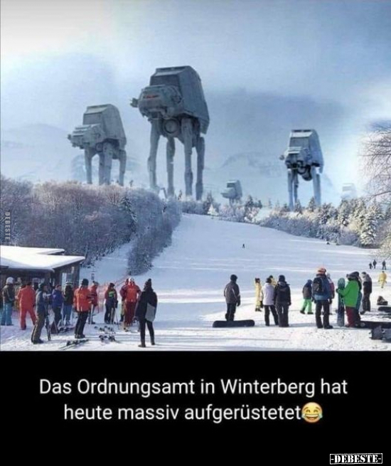 Das Ordnungsamt in Winterberg hat heute massiv.. - Lustige Bilder | DEBESTE.de