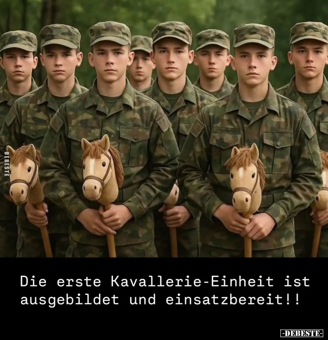 Die erste Kavallerie-Einheit ist ausgebildet und einsatzbereit!!