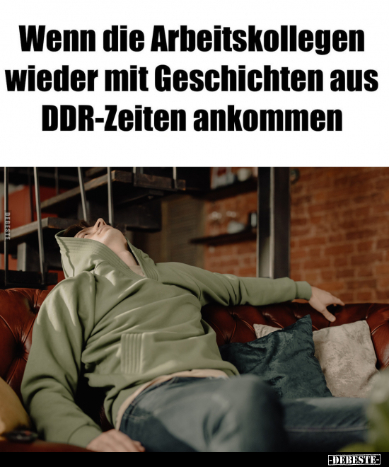 Wenn die Arbeitskollegen wieder mit Geschichten.. - Lustige Bilder | DEBESTE.de