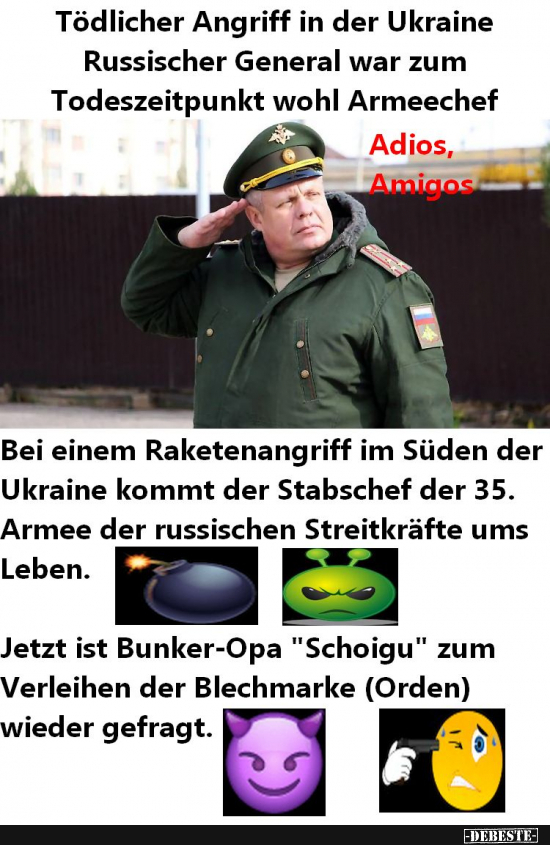 Putin und der Aderlass bei den russischen Streitkräften - Lustige Bilder | DEBESTE.de