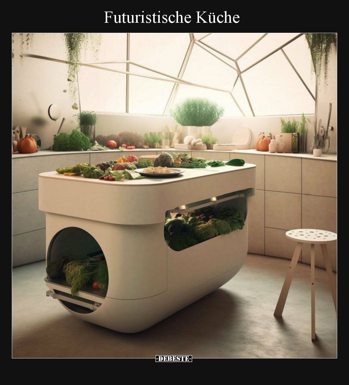 Futuristische Küche