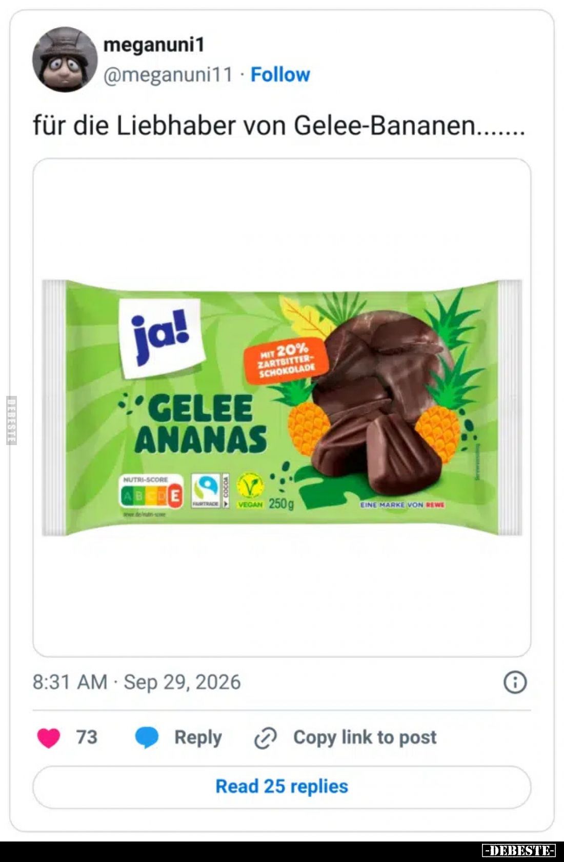 für die Liebhaber von Gelee-Bananen...