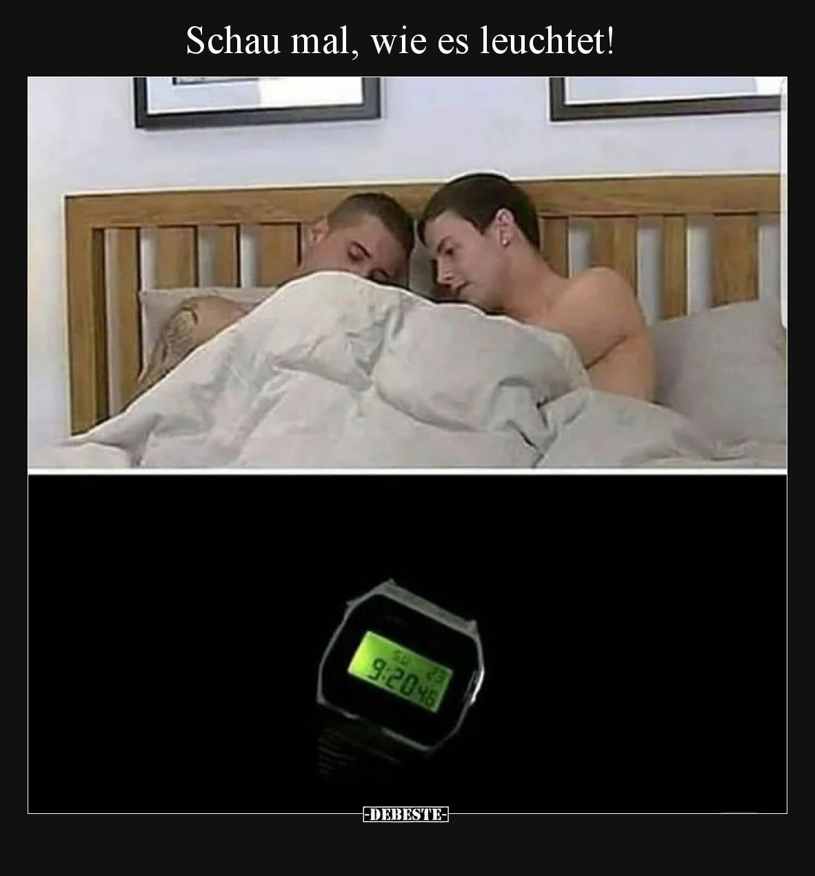 Schau mal, wie es leuchtet!