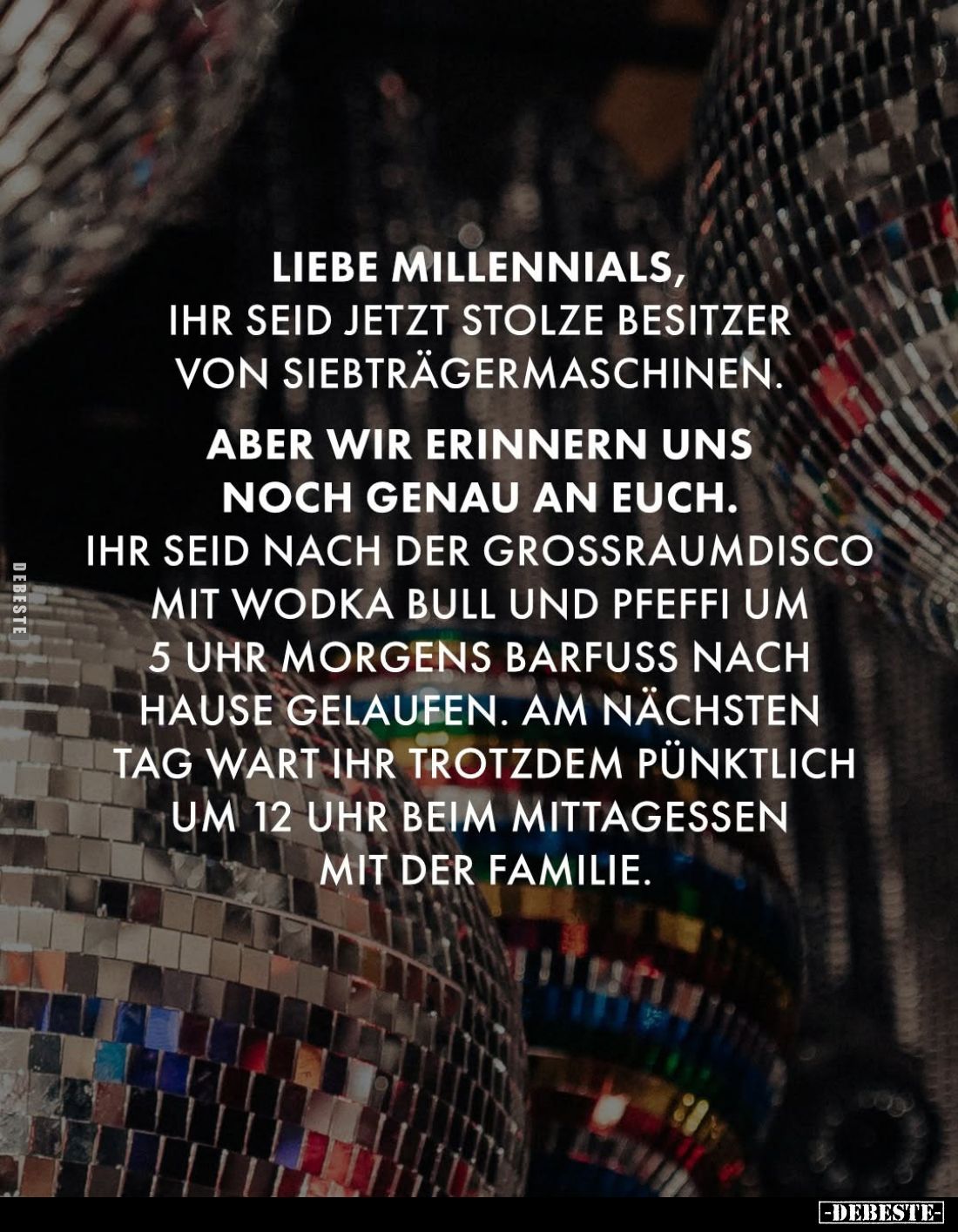 Liebe Millennials, ihr seid jetzt stolze Besitzer von Siebträgermaschinen.
Aber wir erinnern uns noch genau an euch. Ihr sei...