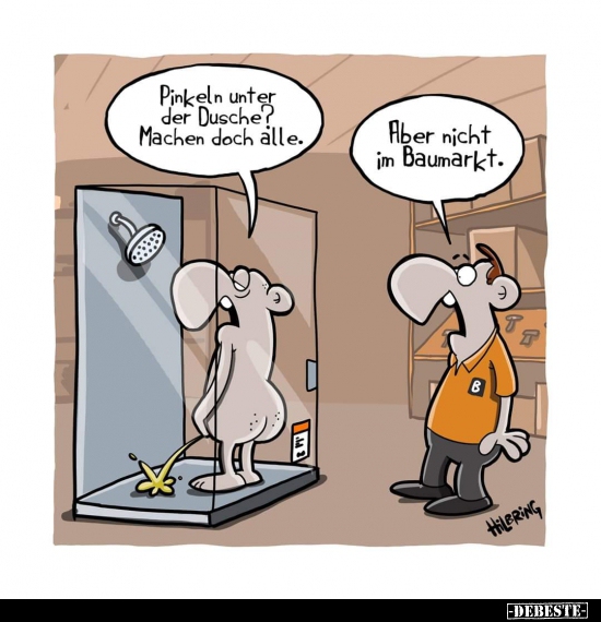 Pinkeln unter der Dusche? Machen doch alle.. - Lustige Bilder | DEBESTE.de